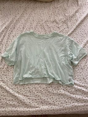Free People Oversized Tee in Mint